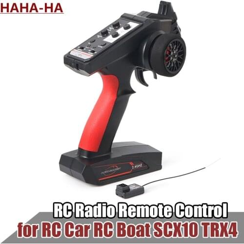4CH 2.4GHz RC Car Controller Digital Radio Remote Control Transmitter with Receiver for RC Crawler SCX10 AXI03007 TRX4