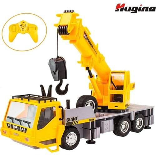 RC Truck Crane Remote Control Hoist 1:26 Wireless Construction Vehicle Engineering Heavy Duty Electronic Toy Model Hobby For Kid