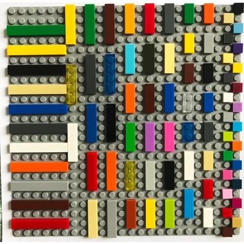 Random 100g mixed color mixed size small particles smooth plane Assemble building blocks Compatible with multi-brand blocks DI