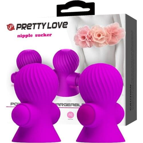 12 Vibrating Nipple Sucker Breast Vibrator Rechargeable Couple Flirt Erotic Sex toys for women Drop Shipping