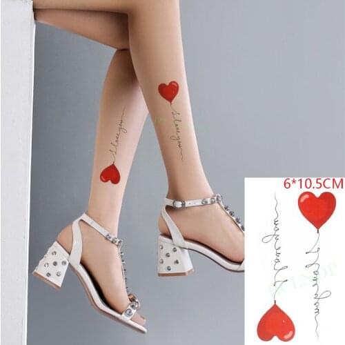 Waterproof Temporary Tattoo Sticker ins Love i love you english alphabet sexy Body Art flash tatoo fake tatto for Women Men
