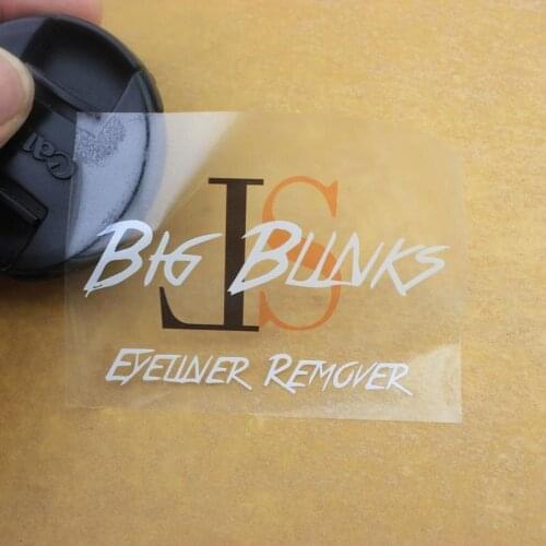 Waterproof strong adhesive custom clear label printing pe vinyl for make up products