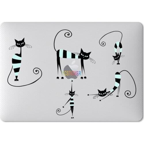 YCSTICKER Cartoon Laptop Skin Notebook transparent Stickers for 15inch 16 inch 13 inch Computer Sticker for Macbook/ AIR RETINA