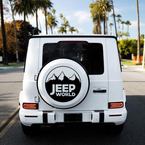 Funny jeep world Car Accessories Exterior Art Car Decals New Design Pattern