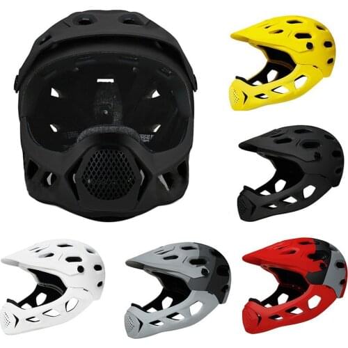 Adult Full Face Motorcycle Off-Road MTB Bicycle Safety Head Protective Helmet