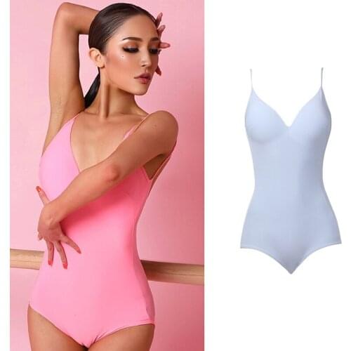 New Latin Dance Top Women Candy-Colored Sexy Bodysuit Tango Salsa Cha Cha Rumba Samba Dancing Wear Performance Clothing DNV13395