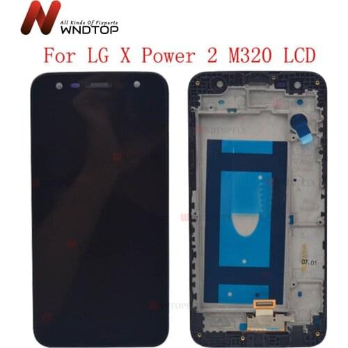 5.5" For LG X Power 2 LCD Display Touch Screen Digitizer Assembly For LG M320 M320G X500LG LCD Replacement