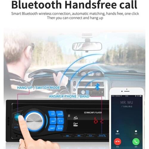 12V Car Radio Stereo Player Digital Bluetooth Car MP3 Player FM Radio Stereo Audio Music USB/SD with In Dash AUX Input 8013