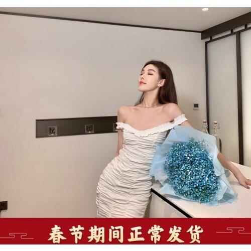 White French niche dress 2021 new Fairies in autumn and winter