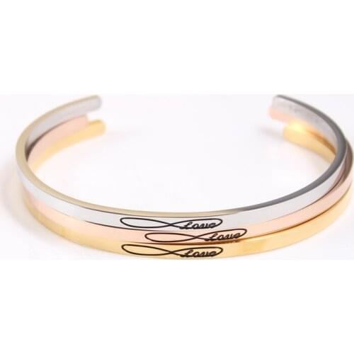 Inspirational Texts Bracelet Cuff Bangles Masculina for Women Men Open Adjustable Bangle Jewelry Charms Gifts for Friends Mother