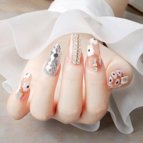 1Pc Nail Zircon Rhinestones Chain Designed 3D Charms Luxury Multishape Nail Art UV Gel Jewelry DIY Designer Tassel Stones