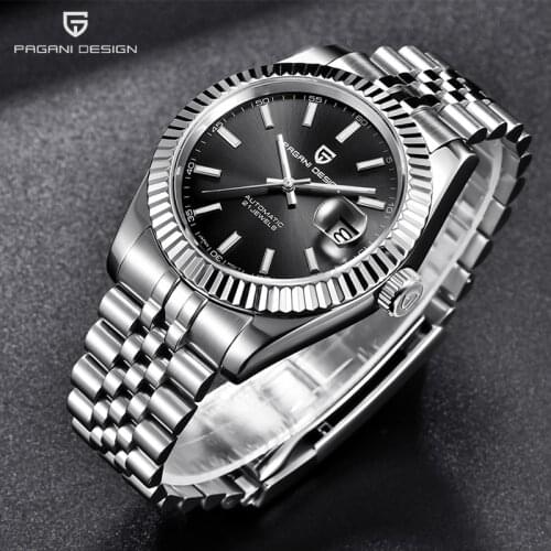 Pagani design 2021 new mens mechanical watches sapphire glass stainless steel 100m waterproof automatic watch relogio masculino