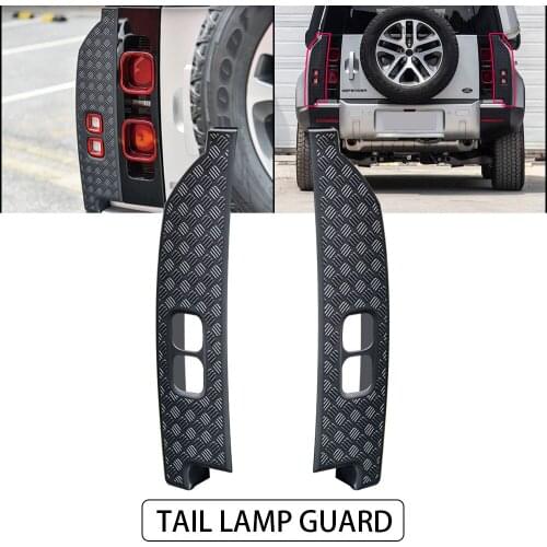 For Land Rover Defender 110 2020 Car Rearview Mirror Cover Front Rear Bumper Side Scratch guard Protection Board Guard