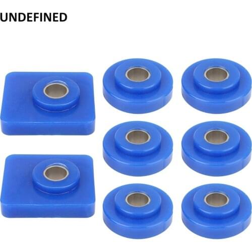 Hood Hinge Pivot Bushing kit Round Square Truck Poly Cab Mount Bushings Set for Peterbilt 379 HM7566164 30.4019 (Pack of 8)