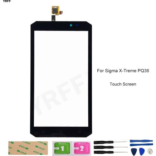 New Phone Screen For Sigma X-Treme PQ39 Touch Screen Digitizer Glass Panel Lens Repair Parts Free Shipping