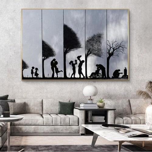 Nostalgia Posters and Prints Romantic Lifetime Life Stage Fashion Wall Art Pictures HD Living Room Bedroom Decor Canvas Painting