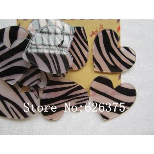 Rena!! Min.order $6 (mix order), Planar Big Stripe Heart for Hair Bow Center, Phone Deco DIY (45*40mm), Free Shipping