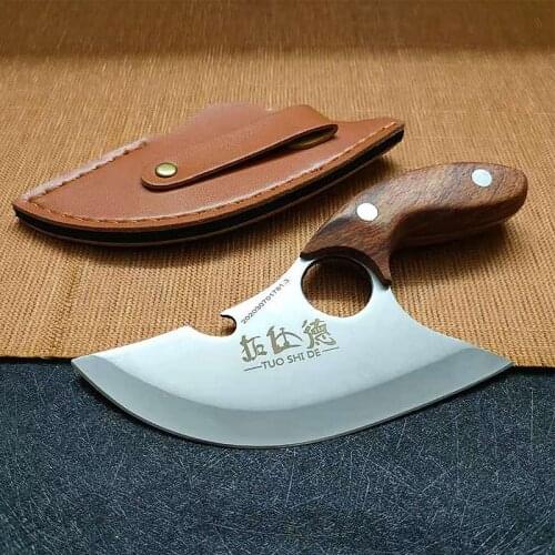Hand Meat Knife Grilled Meat Boning Knife Meat Knife Mongolian Boning Knife Butcher Knife Carrying Outdoor Meat Knife With Cover