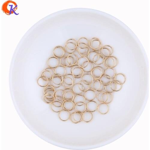 Cordial Design Cheap Wholesale 100Pcs KC Gold Color Gauge 7mm Diameter Split Rings Findings For Fashion Jewelry Accessories