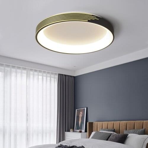 220V Led Ceiling Light 110V With Remote Control Bedroom Sealing Light Lamp Circular Led Light For Bed Room 50 ft With Remote