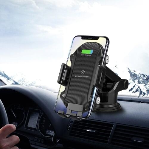 Wireless charging car phone holder
