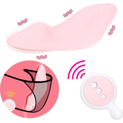 Female Vibrator Clitoral Stimulation Massager Portable Female Masturbation Artifact Invisible Panty Vibrator Adult Products