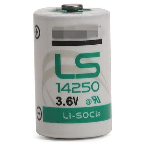 12pcs/lot New high-quality lithium battery LS14250 1/2AA 3.6V PLC electronic equipment lithium battery