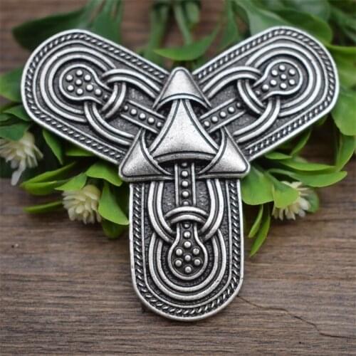 12pcs 9th Century Borre-style Viking Brooch Medieval Jewelry Pin Badge Gifts For Women Men