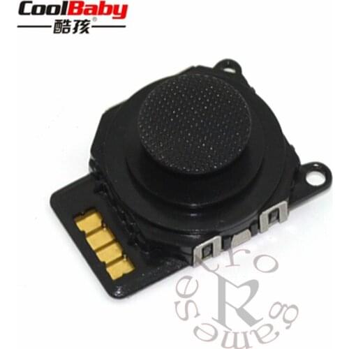 50pcs 3D Button Analog Joystick Stick W/ Cap for Sony PSP 2000 2001 Slim Black