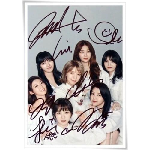 AOA autographed signed original photo 4*6 inches collection new korean freeshipping 12.2016