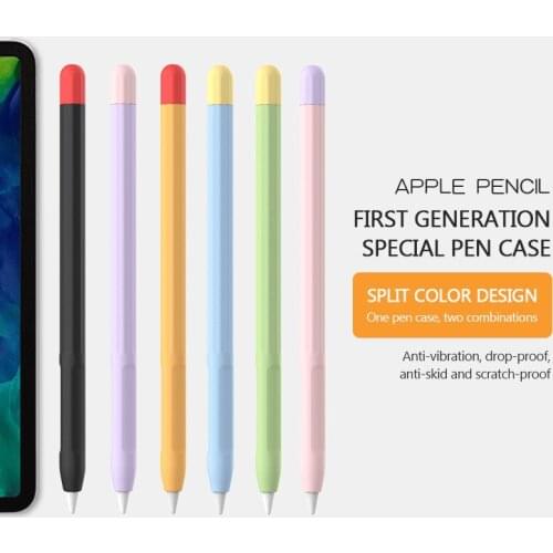 Anti Lost Case For Pencil 1/2 Case Soft Silicone For Ipad Tablet Touch Pen Stylus Protective Sleeve Cover Silicon Pencil
