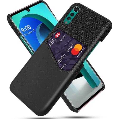 Card Slots Cover Business Funda For LG V50S V50 V60 V40 G8X G8S G8 G7 ThinQ Velvet Stylo 5 6 V30 K61 K51 S K41S Q60 K50 K40 Case