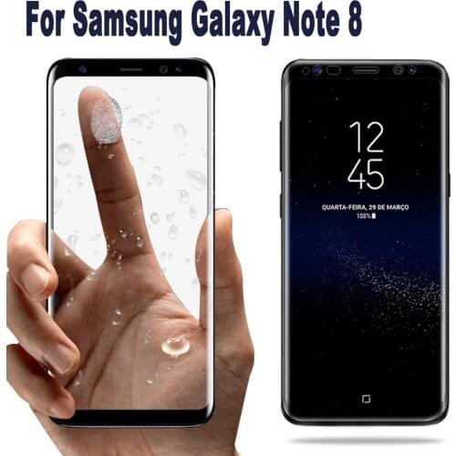 For Samsung Note 8 N9500 Glass Film Colored 3D Curved Tempered Glass Film Screen Protector for Samsung Galaxy Note 8 N950F N950