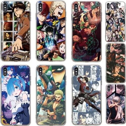 For Blackview A100 A90 A80 Pro A80s A70 A60 BV9600 Pro Soft TPU Animes Printed Back Cover protection Phone Cases