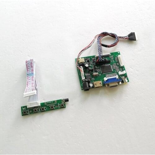For LTN156AT02 2AV+VGA 1366*768 LVDS 40-Pin cable laptops panel 15.6" WLED LCD screen controller drive board DIY kit