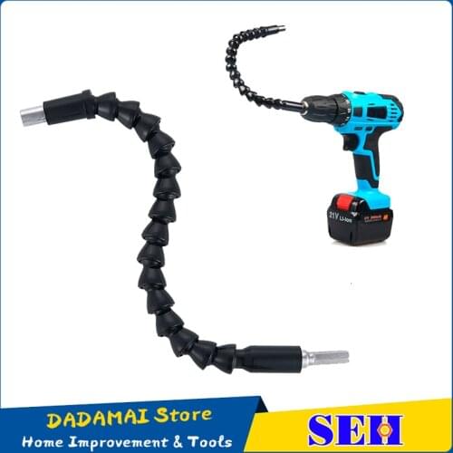 Flexible Hex Shaft Drill Bits 295mm Extension Bit Holder with Magnetic Connect Drive Shaft Electric Drill Power Tool Accessorie