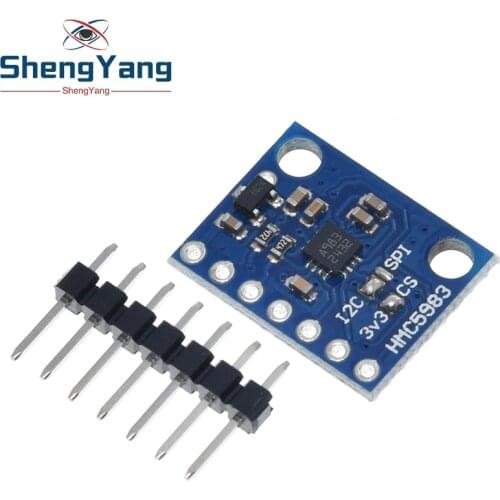 GY-282 HMC5983 Replace HMC5883L High-precision High-sensitivity Temperature Compensation Triaxial Compass IIC SPI Module