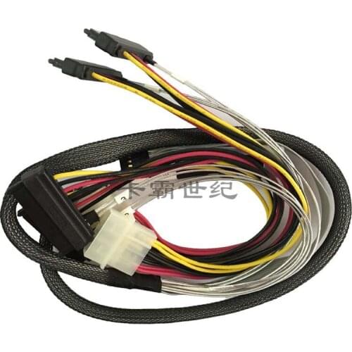 Amphenol 12GB MiniSAS HD Data Cable SFF-8643 to 8482for SAS9300-8i