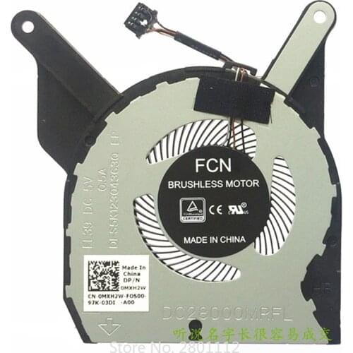 New Laptop CPU Cooler Fan for Dell Latitude 5400 Cooling Fan 0MXH2W DC28000MRFL EG50050S1-CF00-S9A Cooling Pads