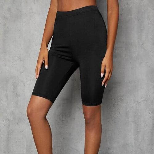 Summer Womens Shorts Cycling Bike Shorts Stretch Basic Short Solid Black Shorts for Women Female Clothing Pantalones Sweatpants