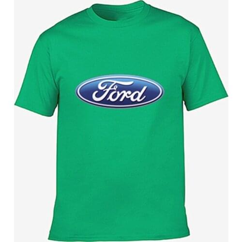2021Creative designr FORD logo t shirt solid color cotton T Shirt Mens New Arrival Style Short Sleeve Men t-shirt
