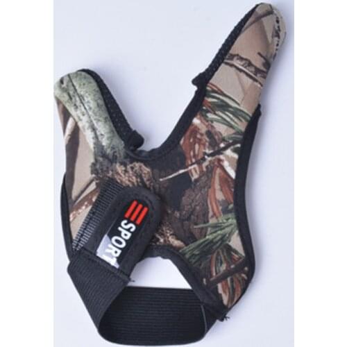 Neoprene Fishing Glove Protector Case Anti-Slip Anti-cut Two Finger Rod Wear Fish Catch Fingerless Outdoor Accessories