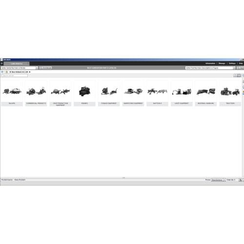 New Holland AG Agricultural Latin America EPC 02.2021 Spare Parts Catalog