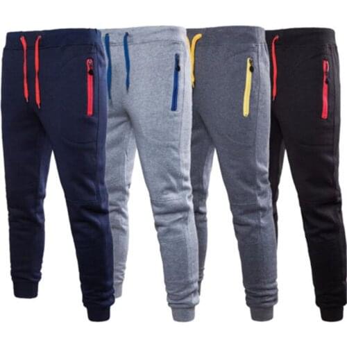 2021 New Style High Quality Men´s Sport Joggers Hip Hop Jogging Fitness Pant Casual Pocket Zipper Pant Trousers