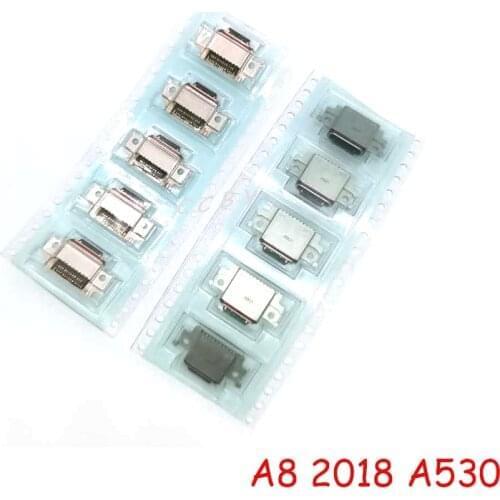 10pcs Original USB Charging Port Plug Dock Connector Socket For Samsung Galaxy A8 2018 SM-A530F SM-A530DS A530 A730