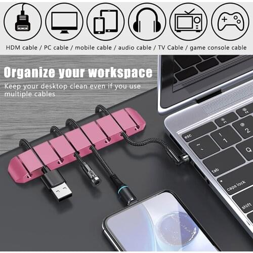 New Porous Cable Cord holder self-adhesive wire holder system for usb Car Desk Office charger mouse organizer management sleeve