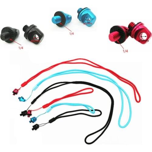 1/4" lanyard screw hand-screwed lifting ring motion camera accessories with Lanyard Hole Selfie stick wrist slingfor SLR camera