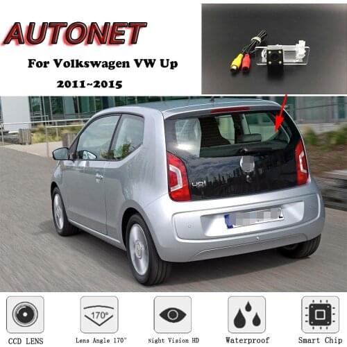 AUTONET Backup Rear View camera For Volkswagen VW Up SEAT Mii Skoda Citigo 2011~2015 HD/CCD Night Vision/license plate camera
