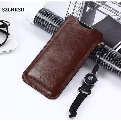SZLHRSD for Sony Xperia L2 XA2 Ultra Mobile Phone Bag Case for Sony Xperia XZ2 Hot selling slim sleeve pouch cover + Lanyard