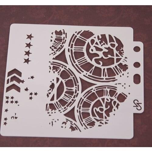 Wheel Stencils Template Painting Scrapbooking Embossing Stamping Album Card DIY Crafts